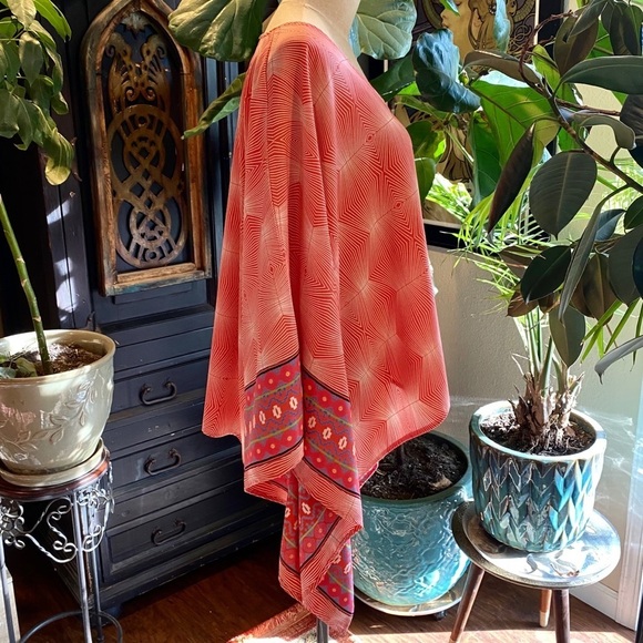 Pronto Flyaway kimono Bohemian festival top - Picture 6 of 15